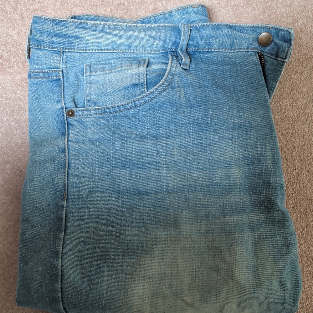 Serra Womens Light Wash Skinny Jeans Size 16 Stretch Denim High Rise Blue